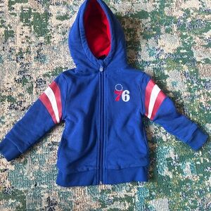 Philadelphia 76ers 2-in-1 Transforming Full-Zip Hoodie & Soft Plushie